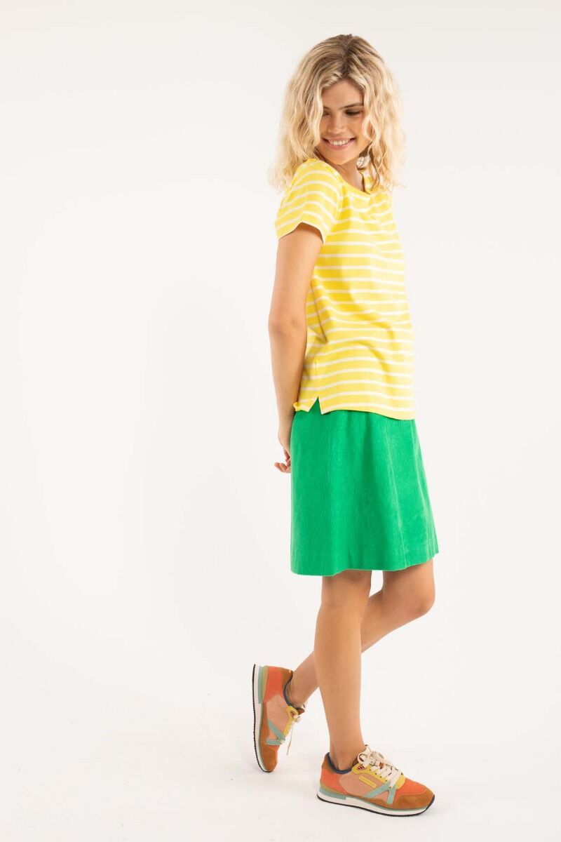 Danelondon Cord Skirt Green
