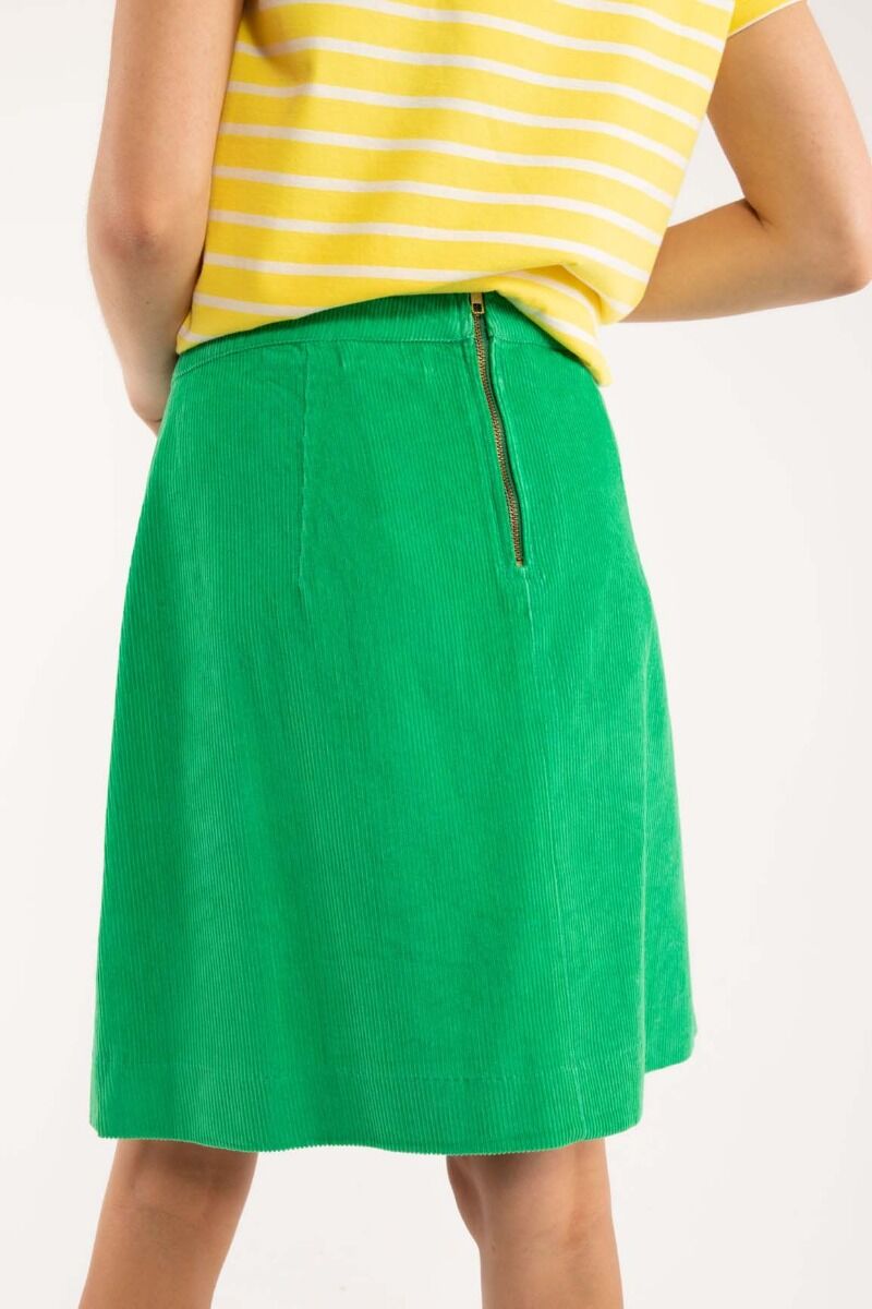 Danelondon Cord Skirt Green