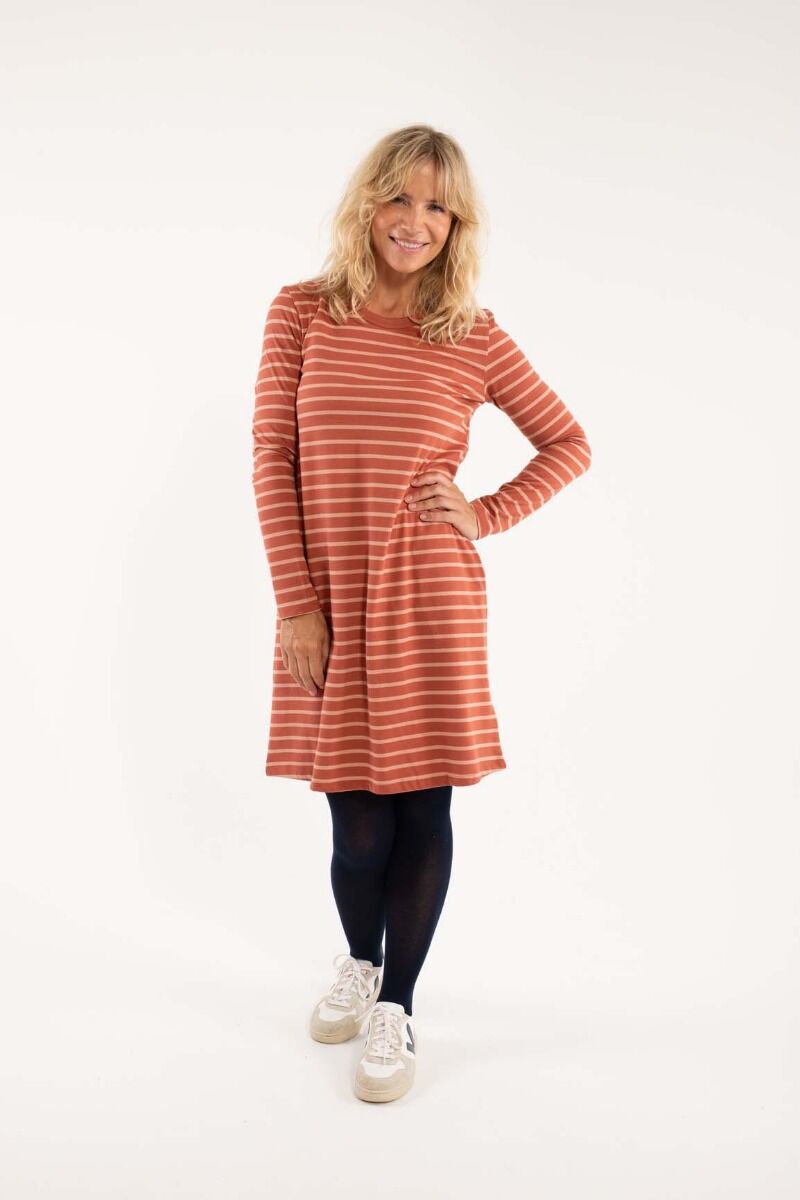 Danevibeke Dress Pink Rust/Rose Beige