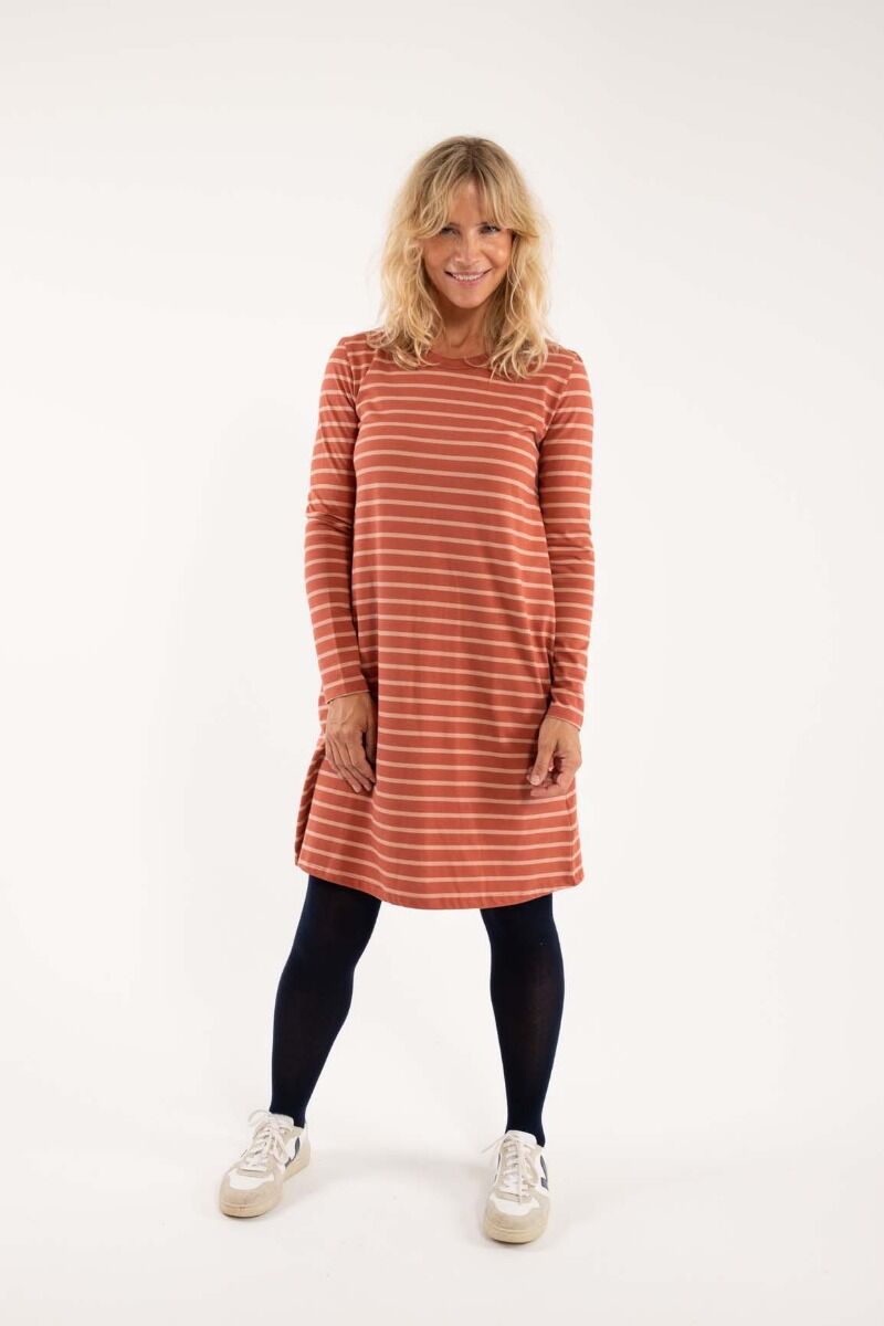 Danevibeke Dress Pink Rust/Rose Beige