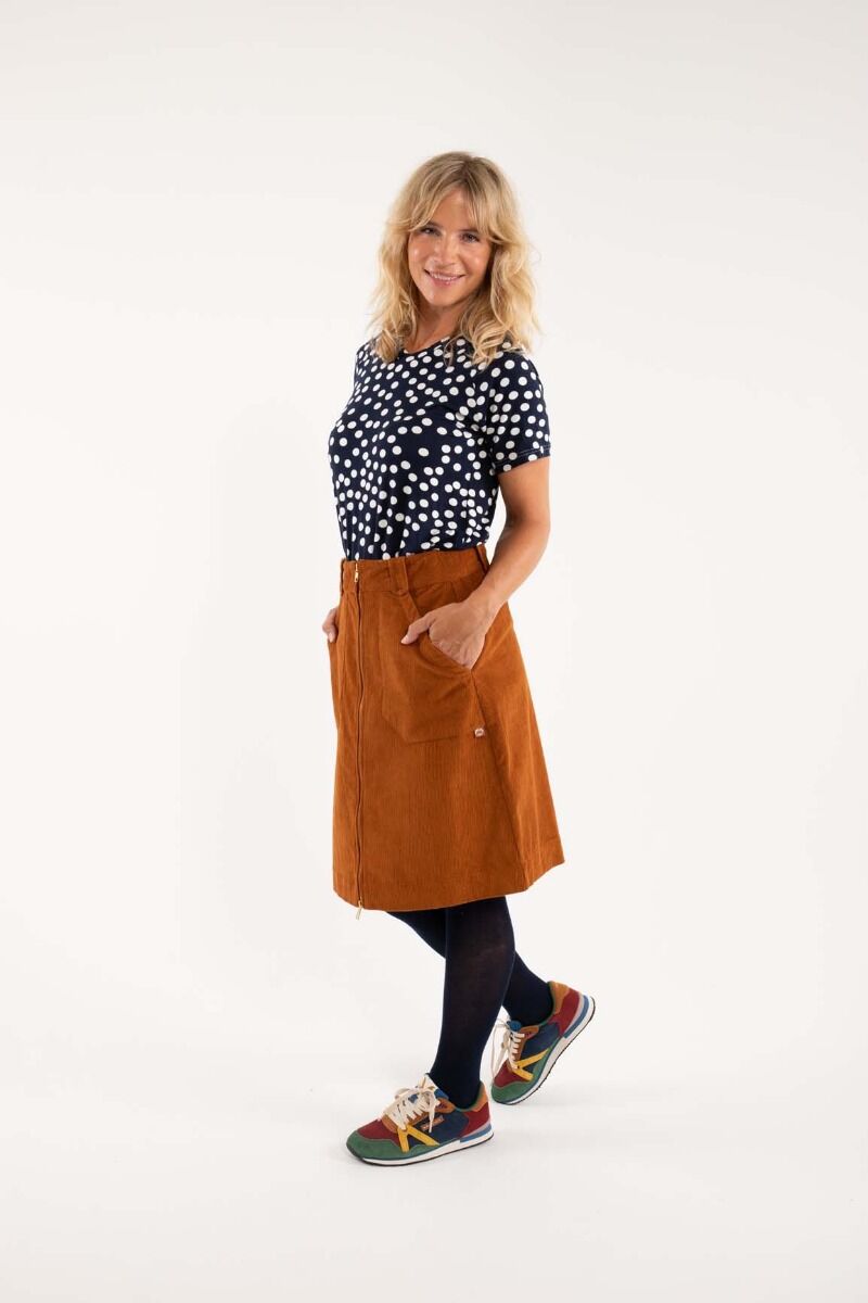 Danemadelaine Cord Skirt Occer
