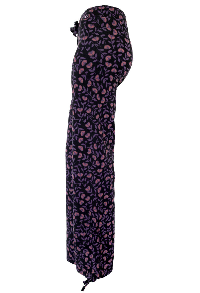 ORGANIC - Danodense Pants Black Mauve/Grey Mauve FLEURIE