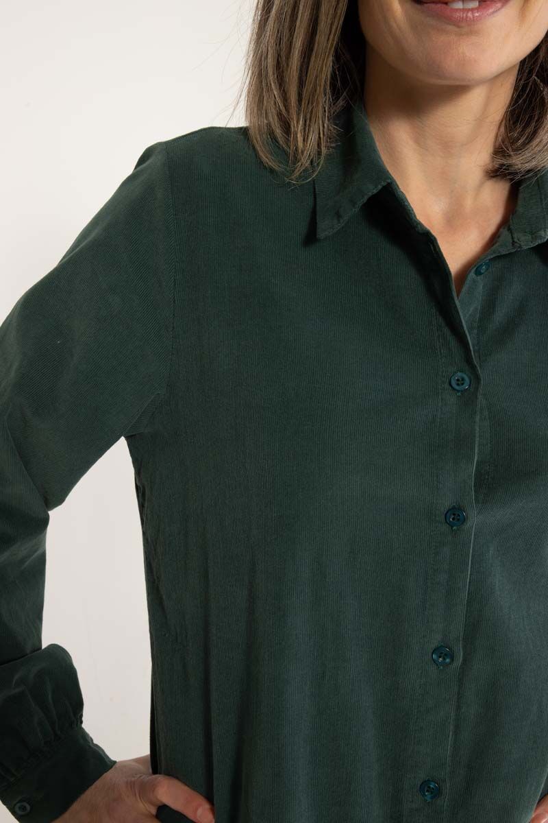 Danepippi Cord Dress Dk Forest