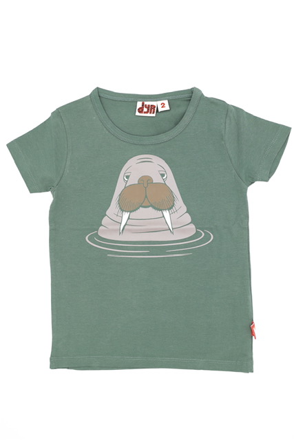 Børne t-shirt med hvalros