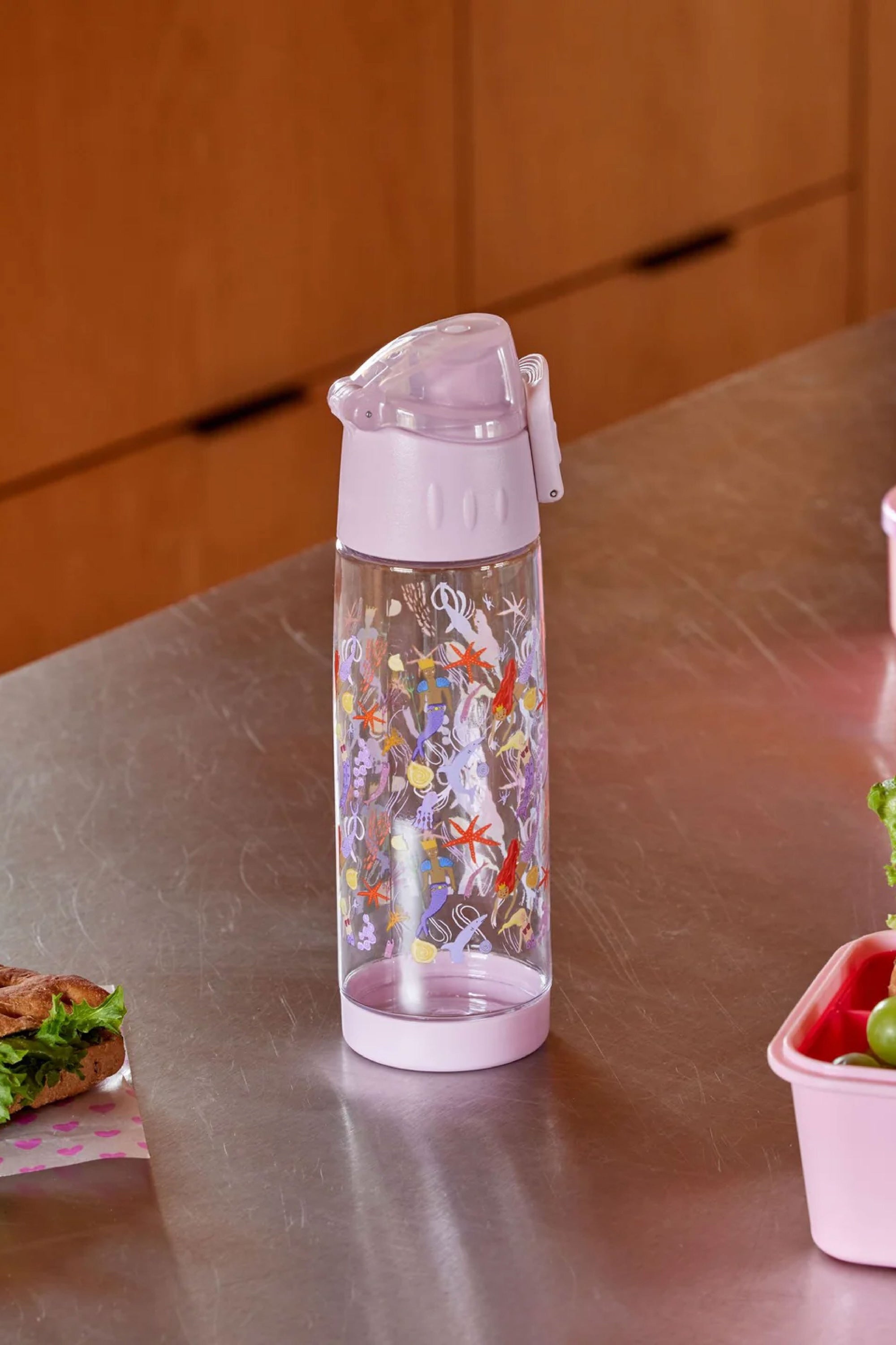 Rice Drinking Bottle Lavender Mermaid