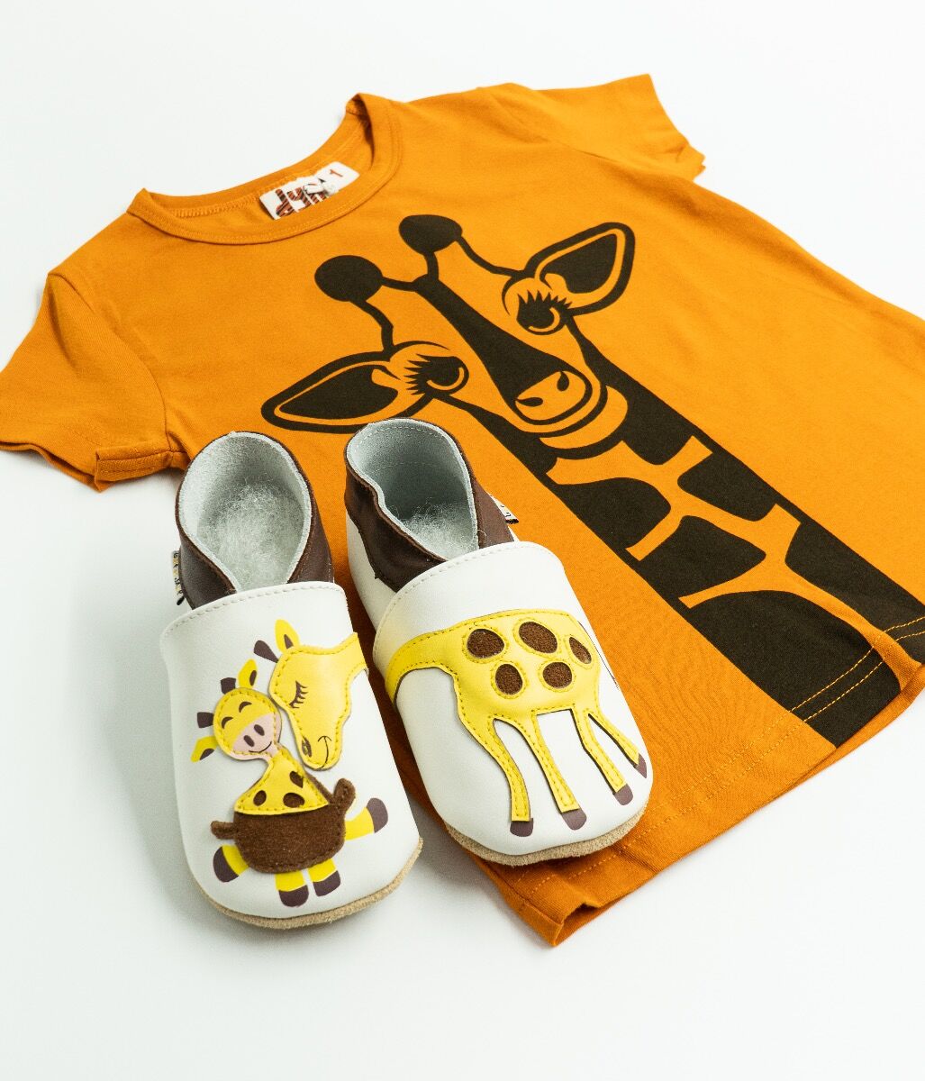 Lait et Miel Hjemmesko Girafe