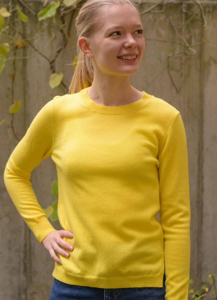 ESS - Cashmere Kiss Sweater Wild Yellow