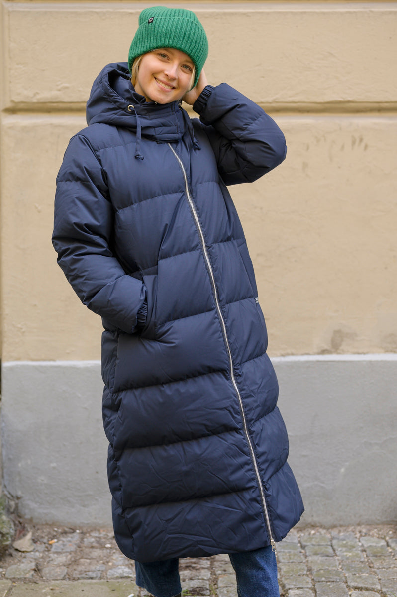 Danepuffin Down Winter Coat Dk Navy