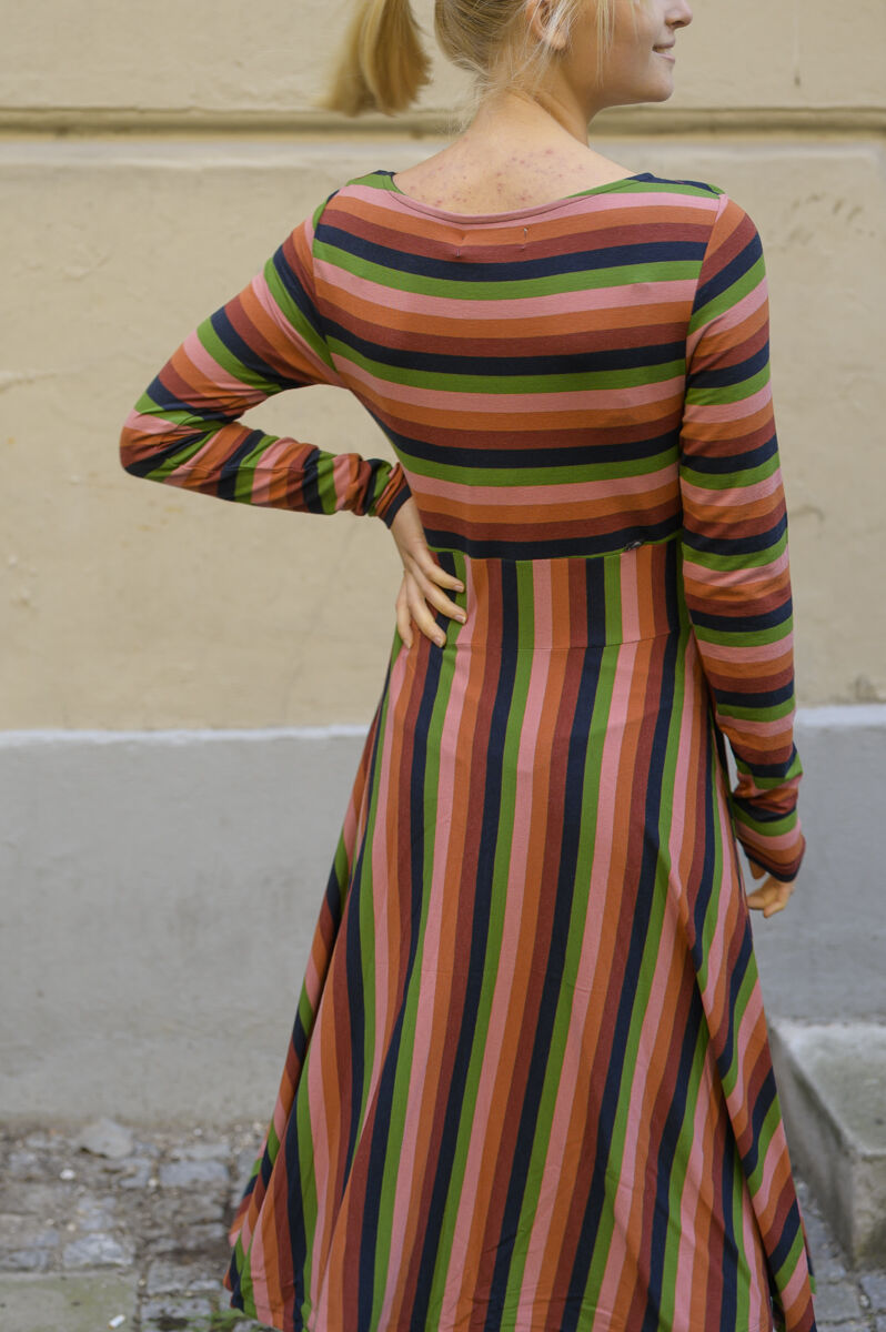 ESS - Sigrid Wool Dress Comfort Stripe