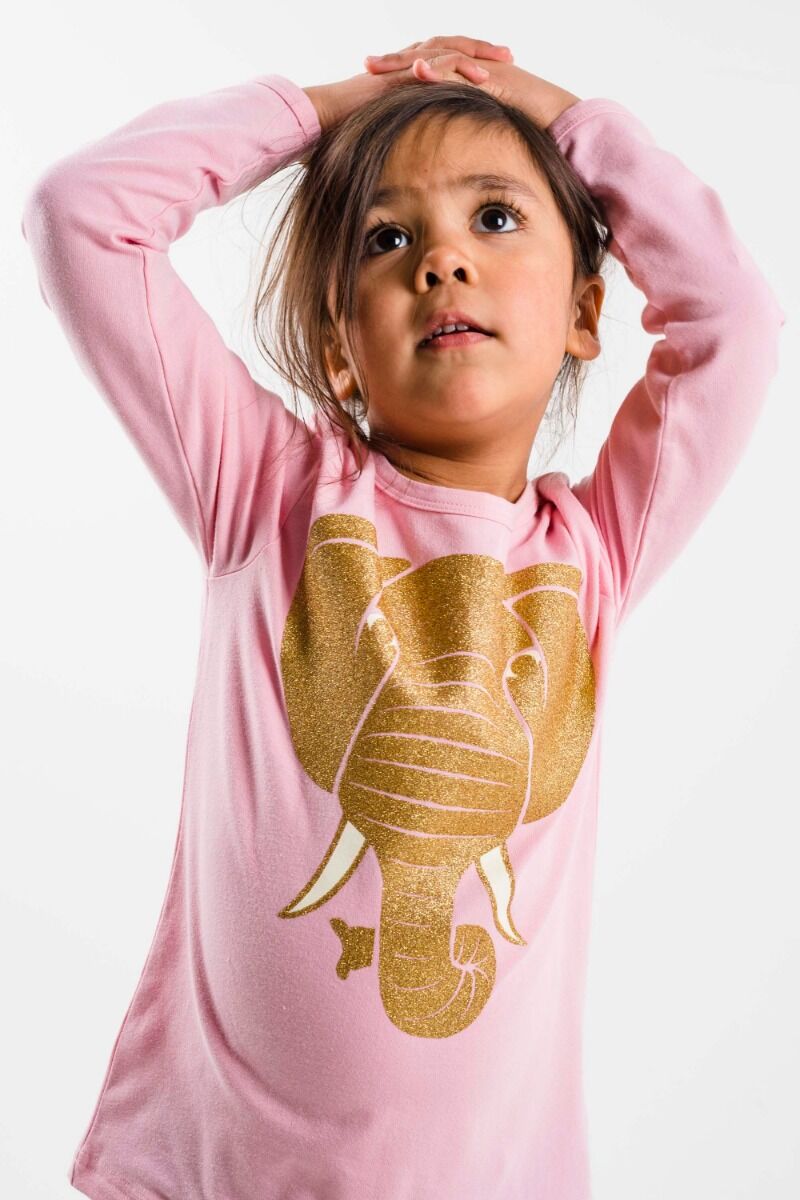 Dyrroar T Pastel Pink ELEFANT
