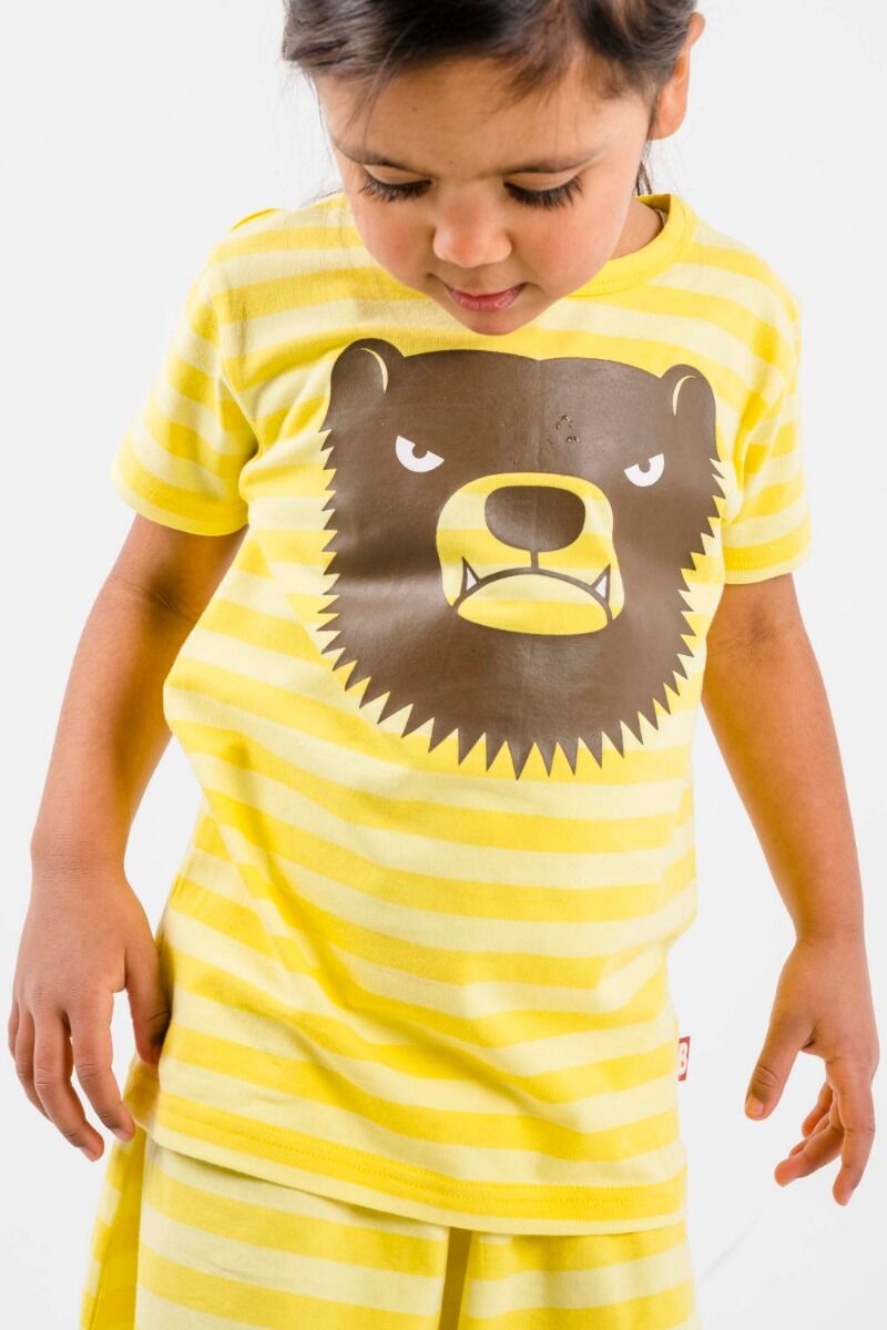 T-shirt til børn med bjørn