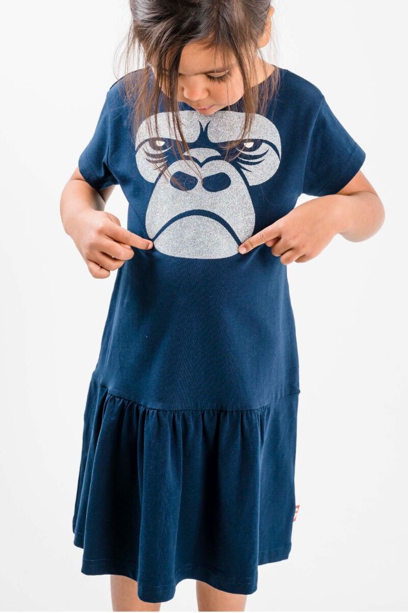 Kjole til børn med gorilla