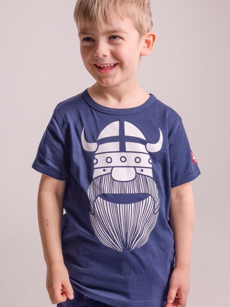 T-shirt til børn med viking