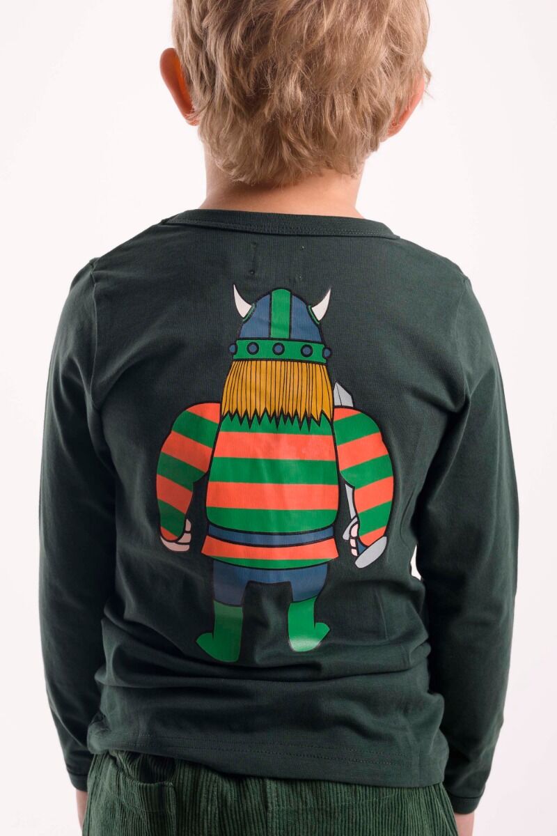 ORGANIC - Danechia Ls Black Green ERIK DIN VEN