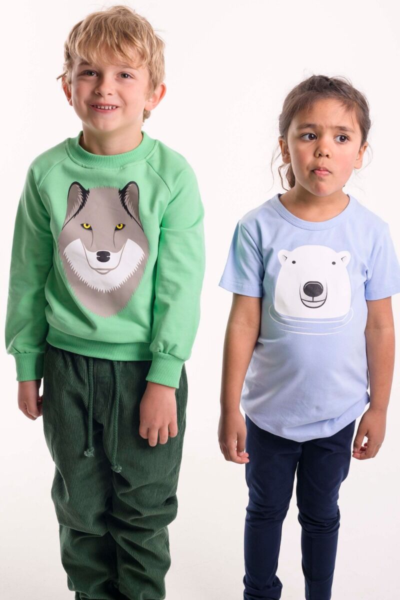 Sweater til Børn med en Ulv