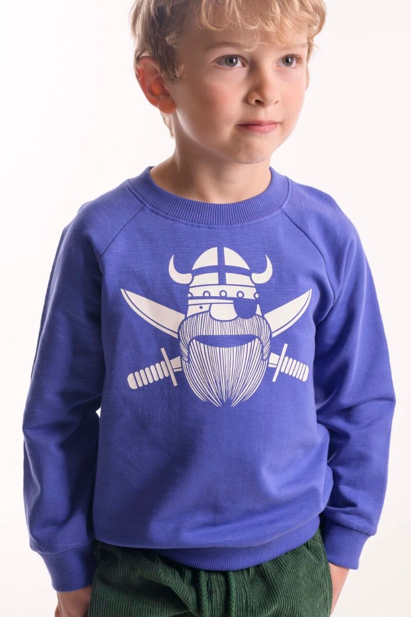 Sweater til børn med pirat viking