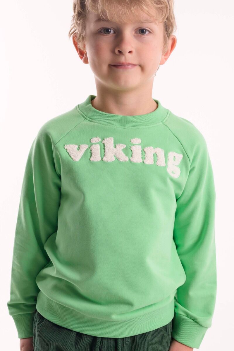 Sweater til børn med viking tekst
