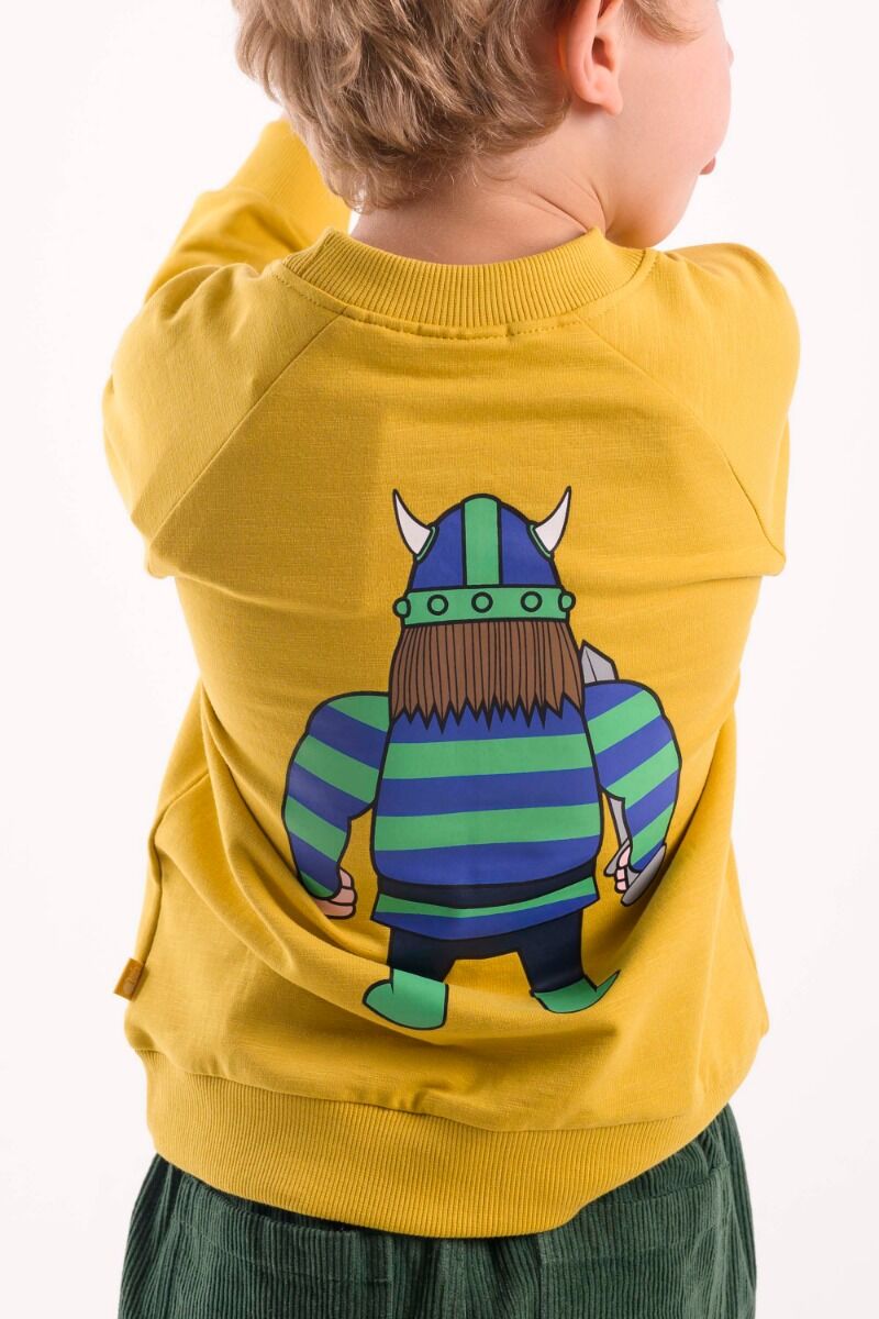 Sweater til børn med viking