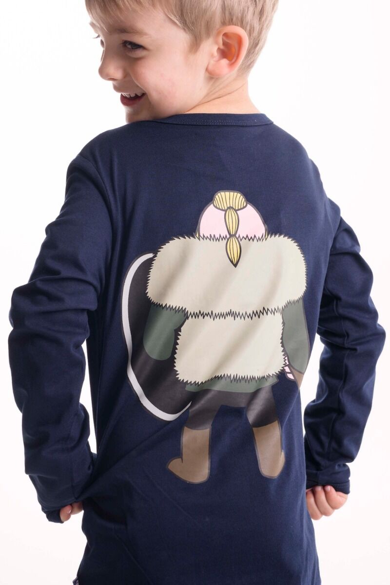 Bluse med viking til børn