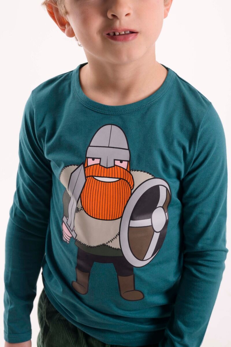 Børne bluse med viking