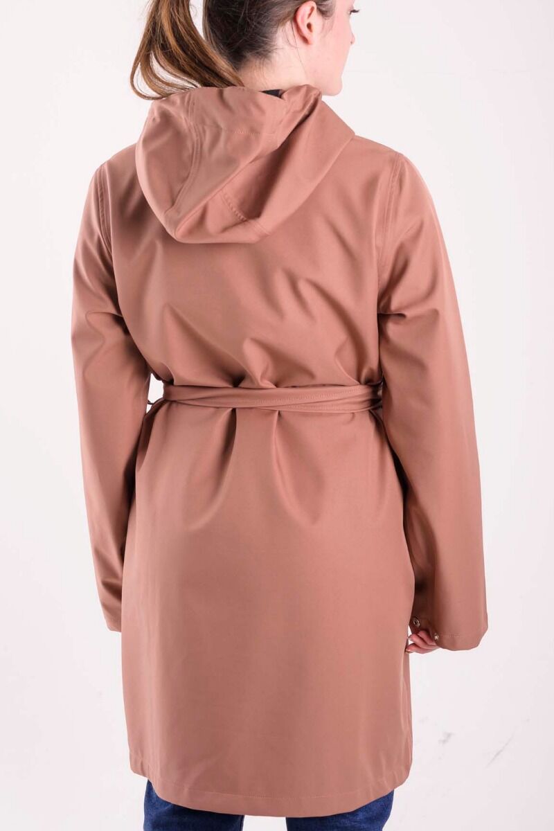 Danerainlover Raincoat Beige Rose