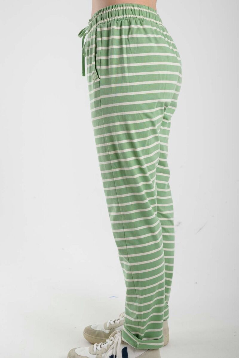 Danenorsminde Pants Sage/Off White