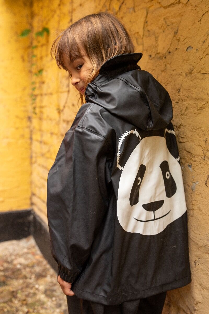 Dyrranger Rain Jacket Black PANDA