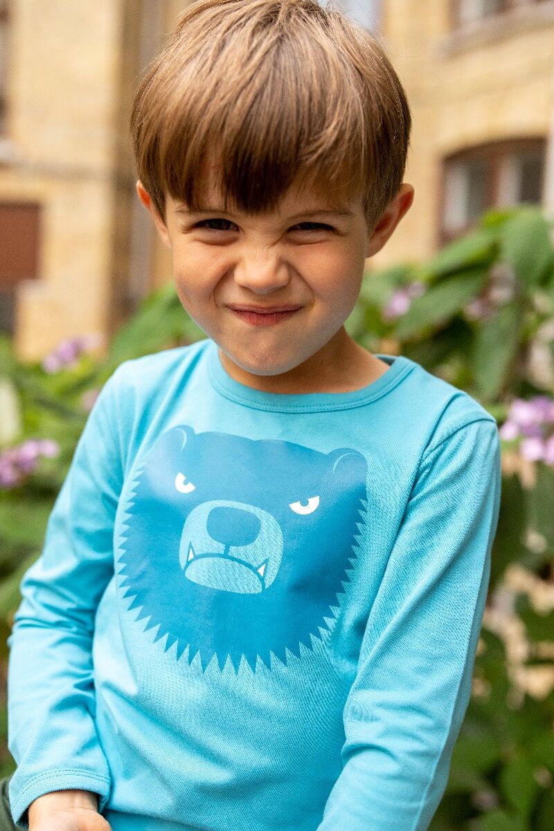 Bluse med Bjørn
