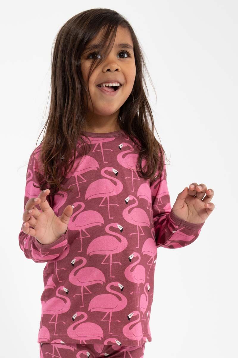 Bluse til Børn med Flamingo