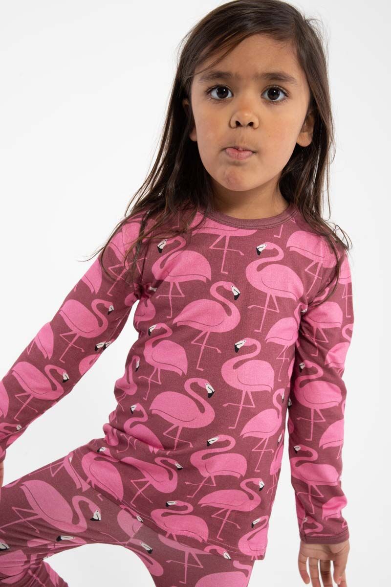 Bluse til Børn med Flamingo