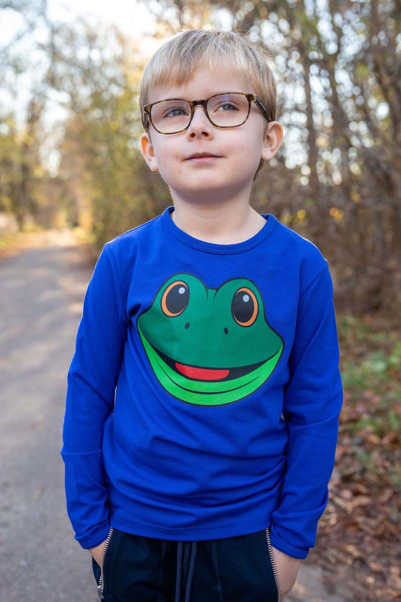 Bluse med Frø til børn
