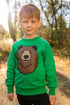 Sweater til Børn med Brun Bjørn