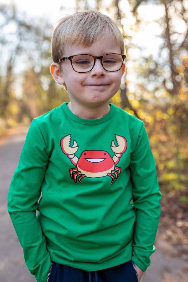 Bluse til Børn med Krabbe