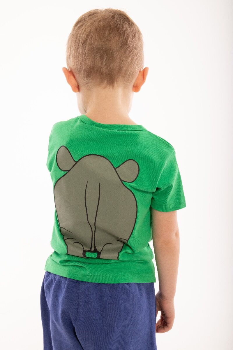 T-shirt med næsehorn til børn
