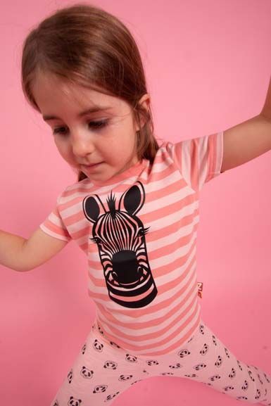 Dyrgrowl T Cerdo/Delicate Peach ZEBRA