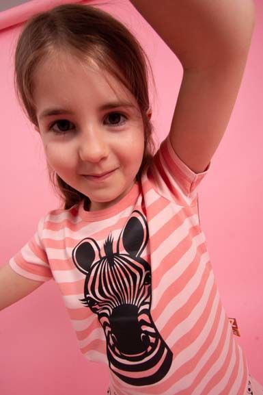 Dyrgrowl T Cerdo/Delicate Peach ZEBRA