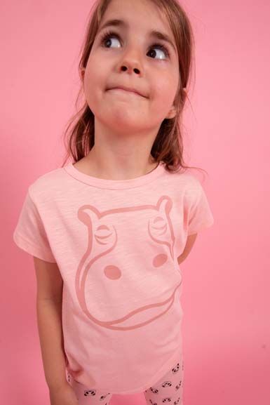 Dyrfast Tee Delicate Peach FLODHEST