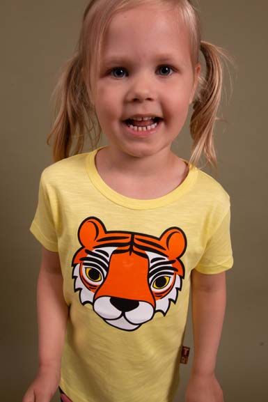 Dyrprimate SS Light Yellow TIGER