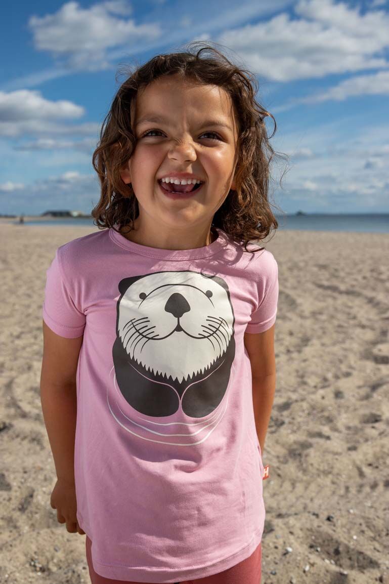 T-shirt til børn med havodder