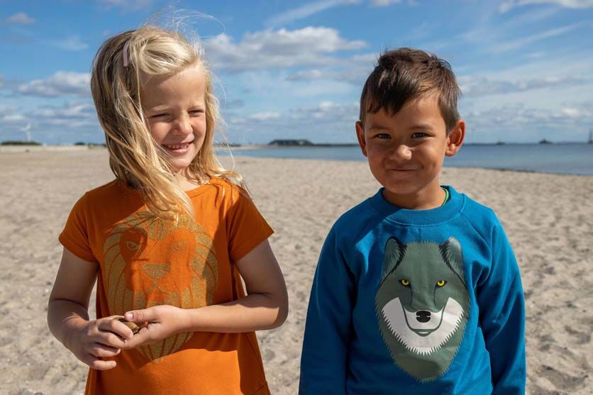 Sweater med Ulv til børn