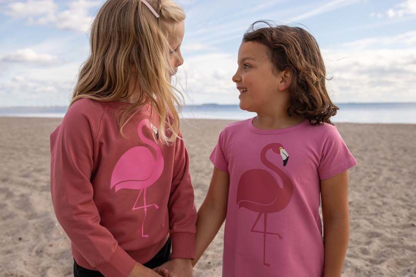 Sweater til Børn med Flamingo