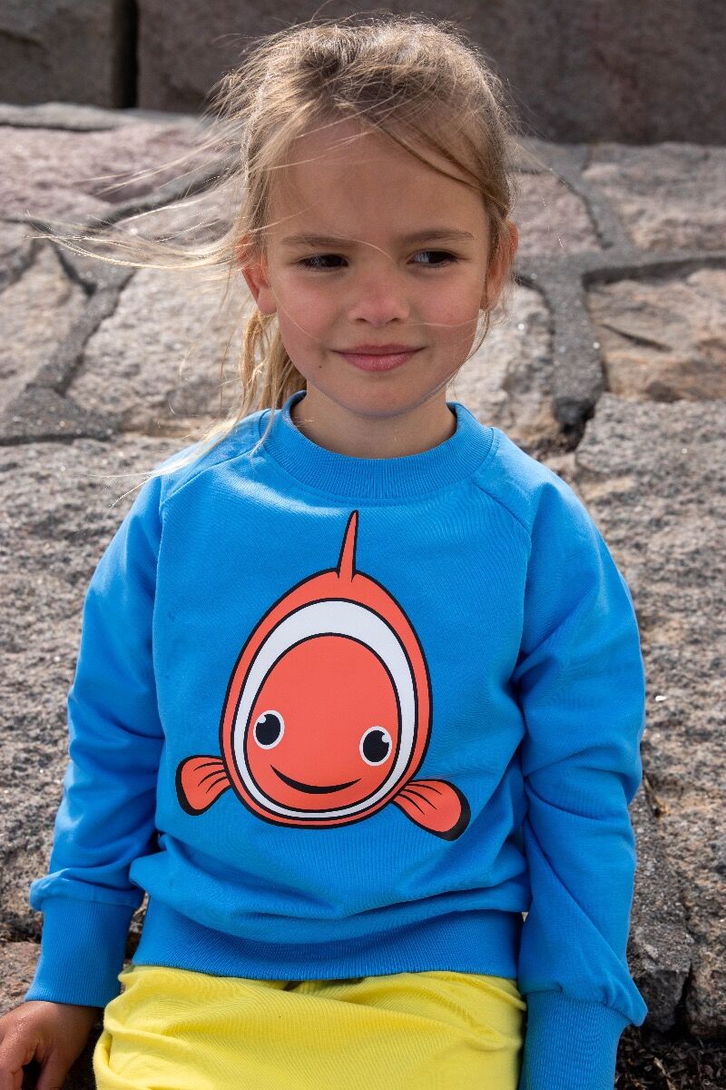 Sweater med Klovnefisk til Børn