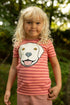 T-shirt til børn med golden retriever