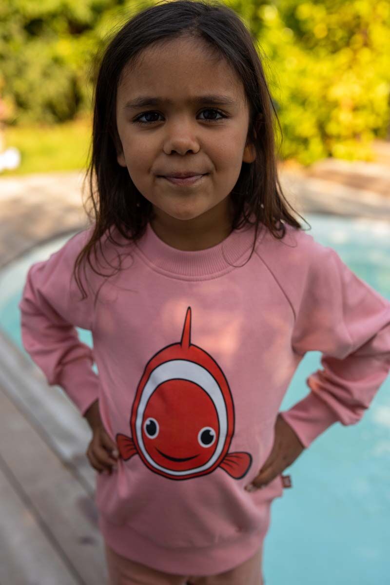 Sweater til Børn med KLOVNEFISK