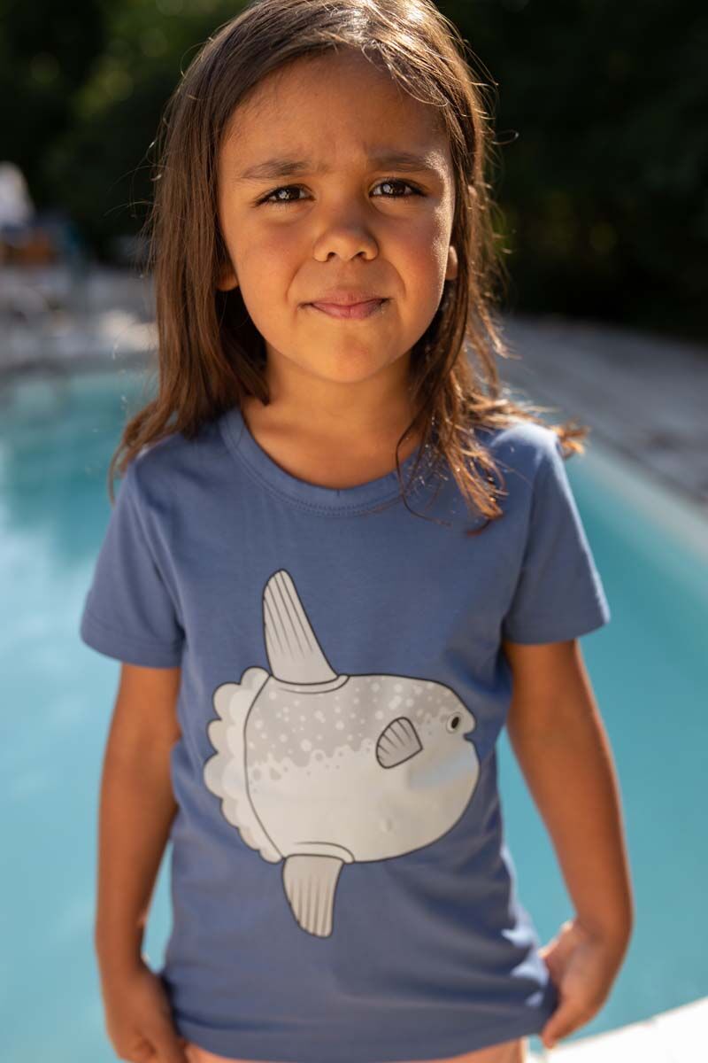 T-shirt til børn med klumpfisk