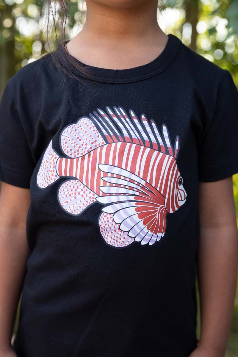 T-shirt til børn med Drage fisk