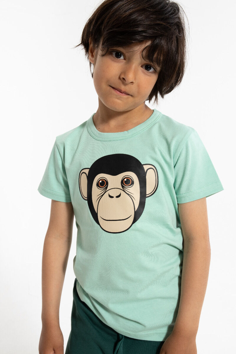 T-shirt til børn med Chimpanse