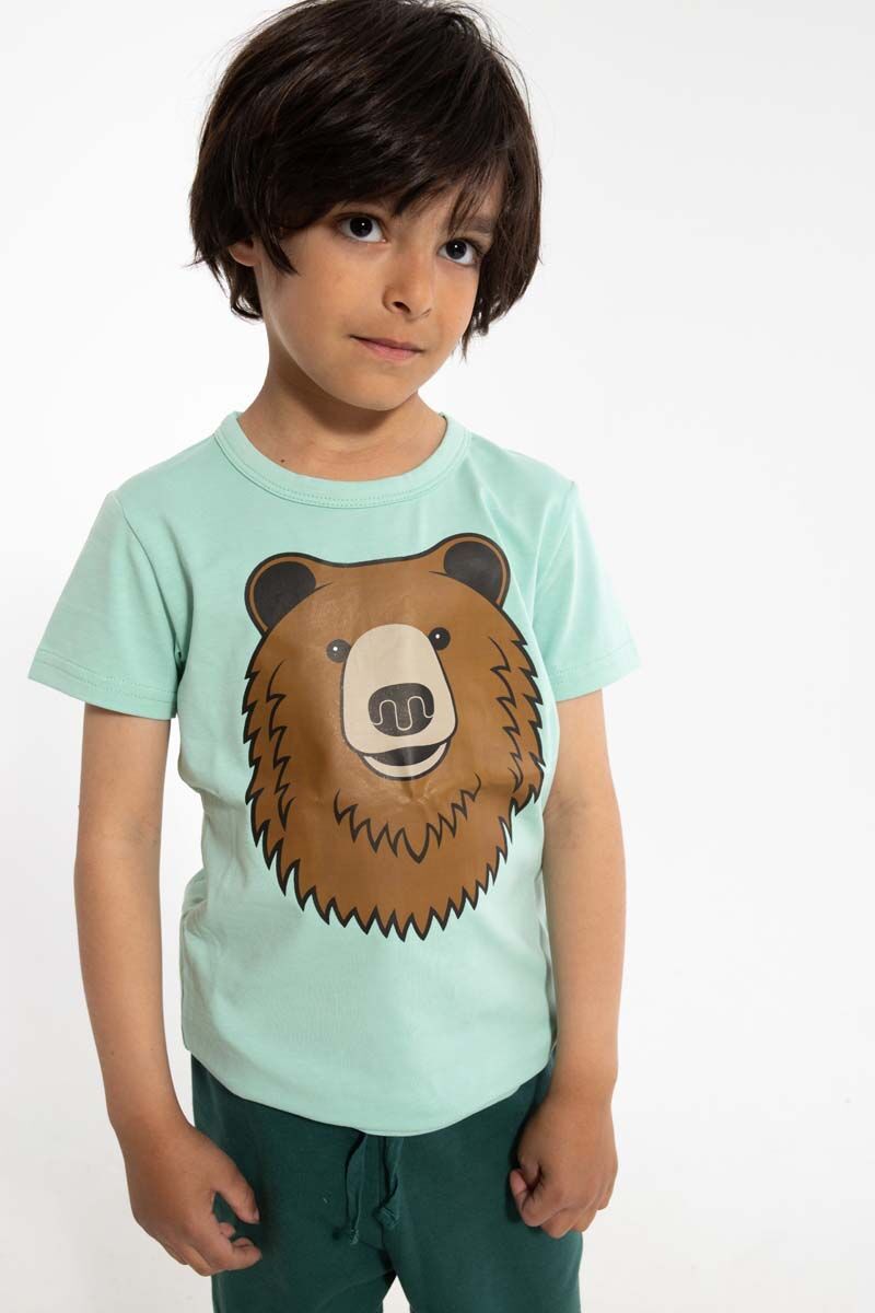 T-shirt til børn med Brun Bjørn
