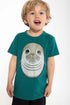 T-shirt med sæl til børn