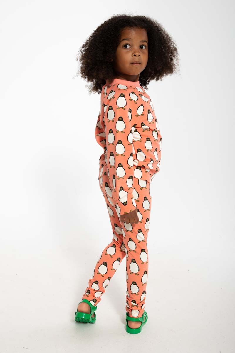 Dyrcheetah Leggings AOP Coral PINGVINER